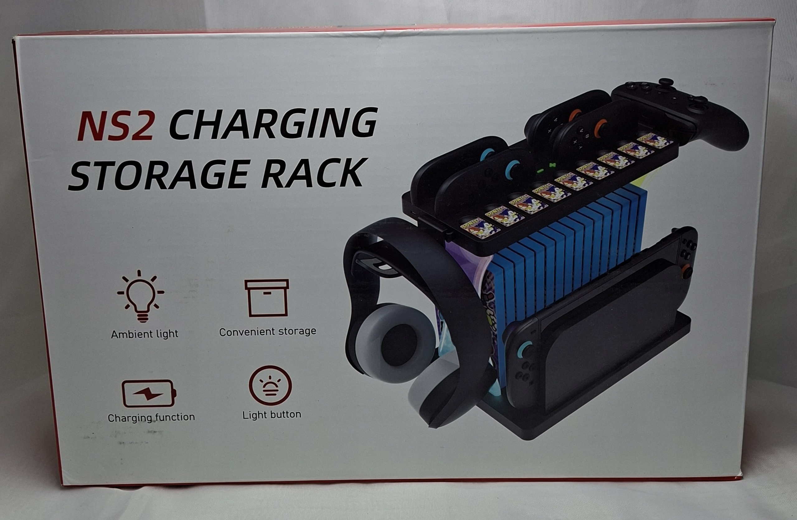 Stacja ładująca RGB + organizer do Nintendo Switch 2 NS 2