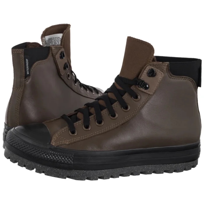 Pánské vysoké tenisky Converse Ctas City Trek Hi A13274C Hnědé