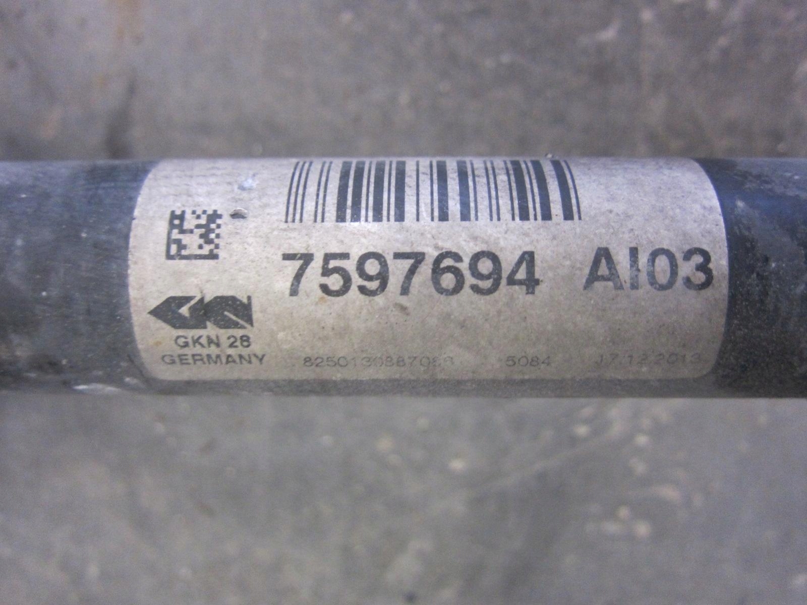 BMW F30 XDRIVE 4X4 PÓŁOŚ PRAWA PRAWY PRZÓD 7597694 Typ silnika Benzyna Diesel