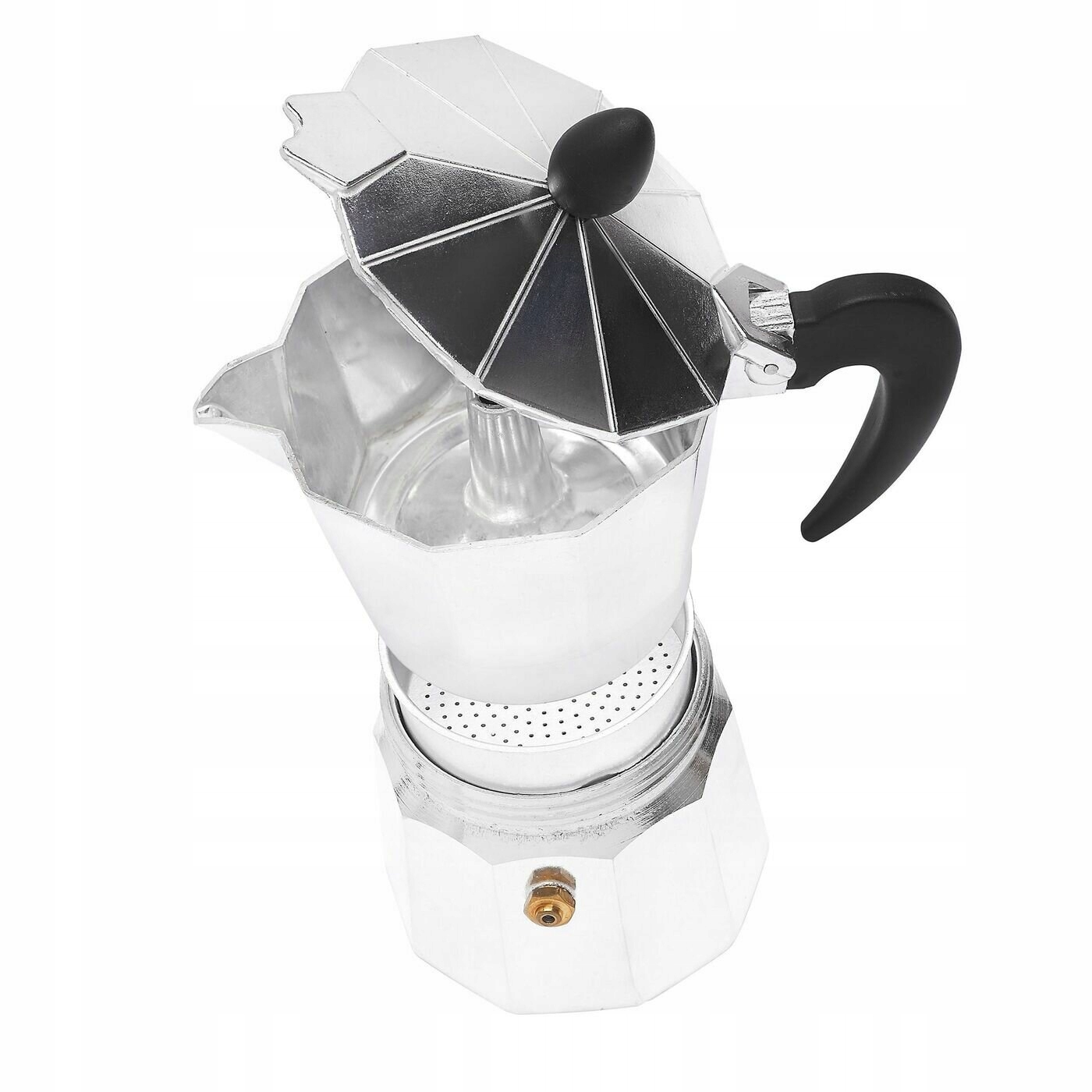 KAWIARKA ESPRESSO 3 filiżanki mały ekspres DO KAWY ZAPARZACZ ciśnieniowy Materiał aluminium