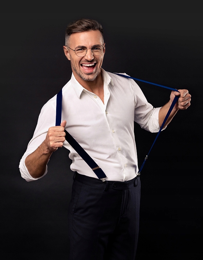 SZELKI DO SPODNI MĘSKIE X GRANAT NA PREZENT klasyk prezent dla Niego Materiał dominujący poliester