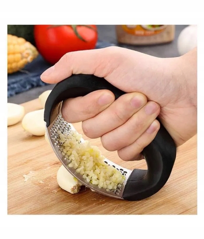 WYCISKACZ DO CZOSNKU PRASKA SIEKACZ WYCISKARKA Kolor czarny