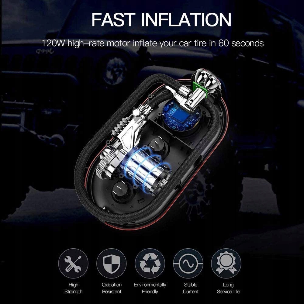 Pompa powietrza do samochodu, przenona pompa Marka inna