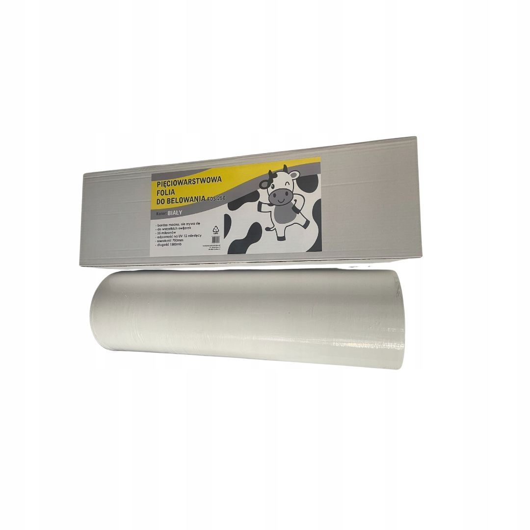 Fólie na balíkování senáže bílá 75 cm x 1500 m