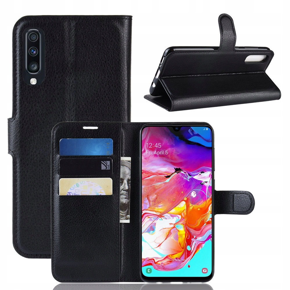 

Etui Portfel Litchi, Case Do Samsung Galaxy A70