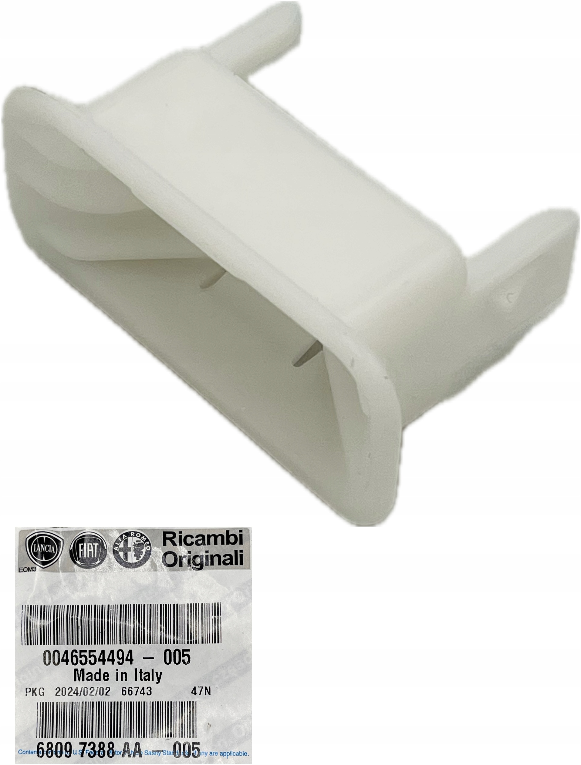 UCHWYT SPINKA ZATRZASK PEDAŁU SPRZĘGŁA FIAT DOBLO PUNTO STILO OE 46554494