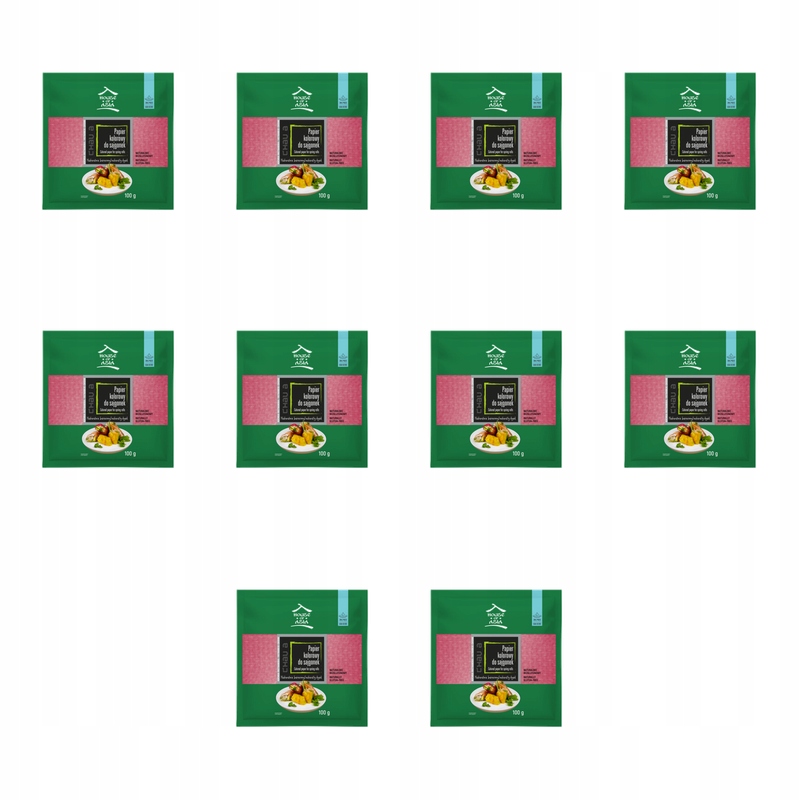 House of Asia papier kolorowy do sajgonek 100g X10