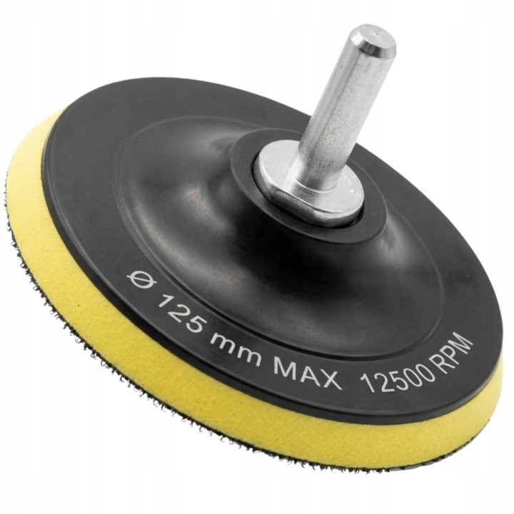 Tarcza Dysk Szlifierski Na Rzep 125mm+ Adapter