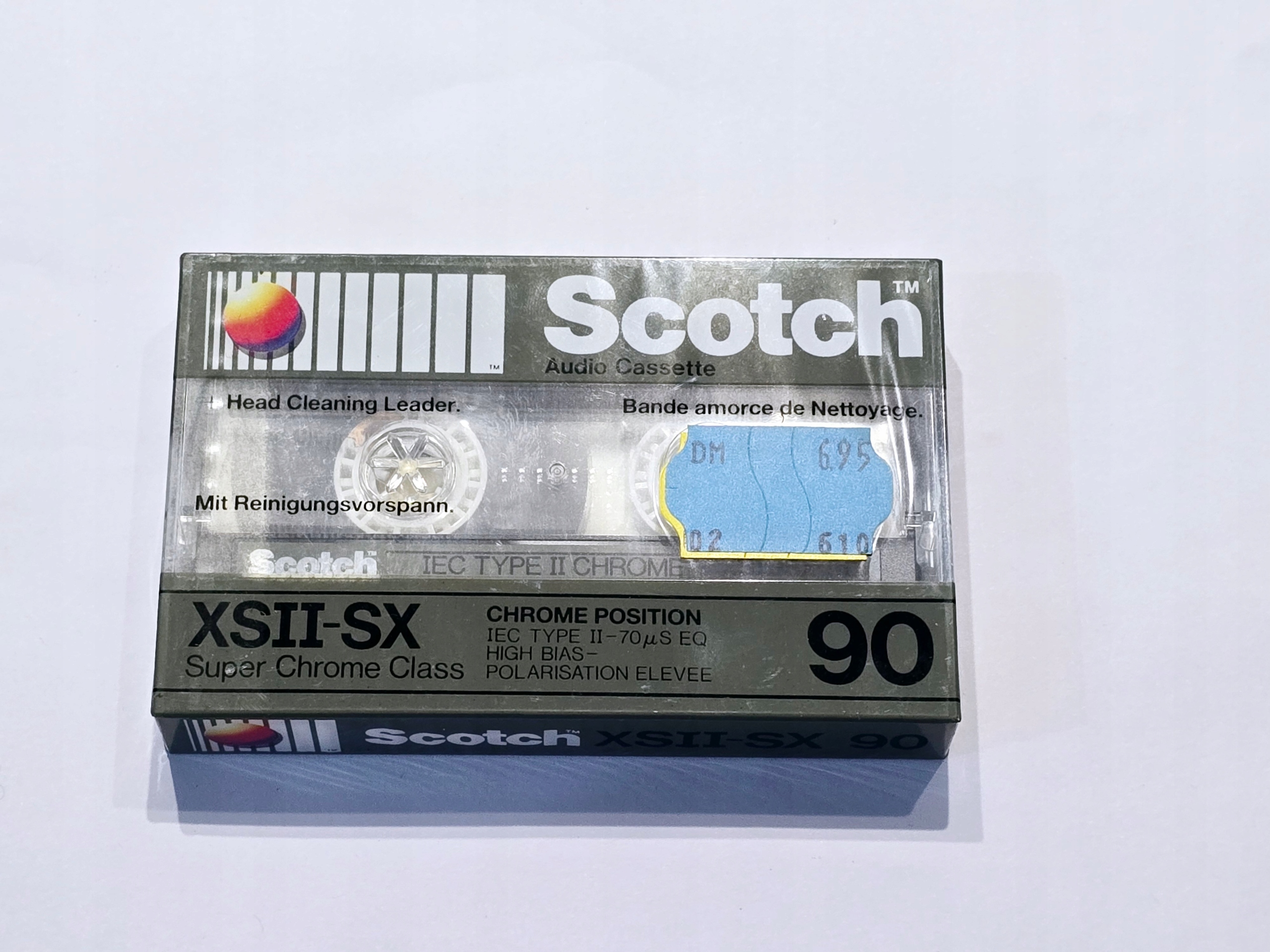 Magnetofonová Kazeta Scotch XSII-SX90 Nová Fólie Chrome
