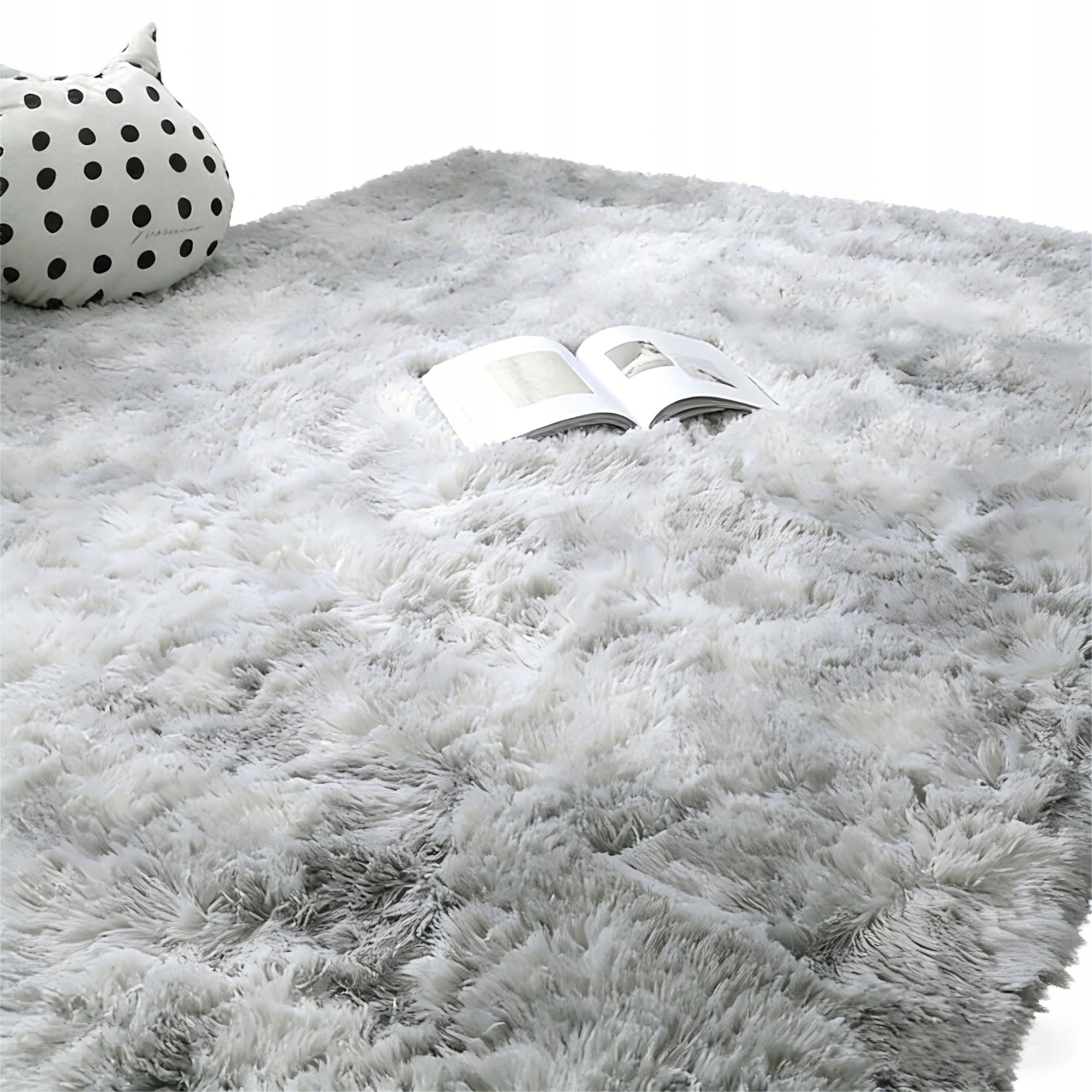 Koberec 200 x 300 cm, materiál Bcf, luxusní provedení, měkký, šedá barva