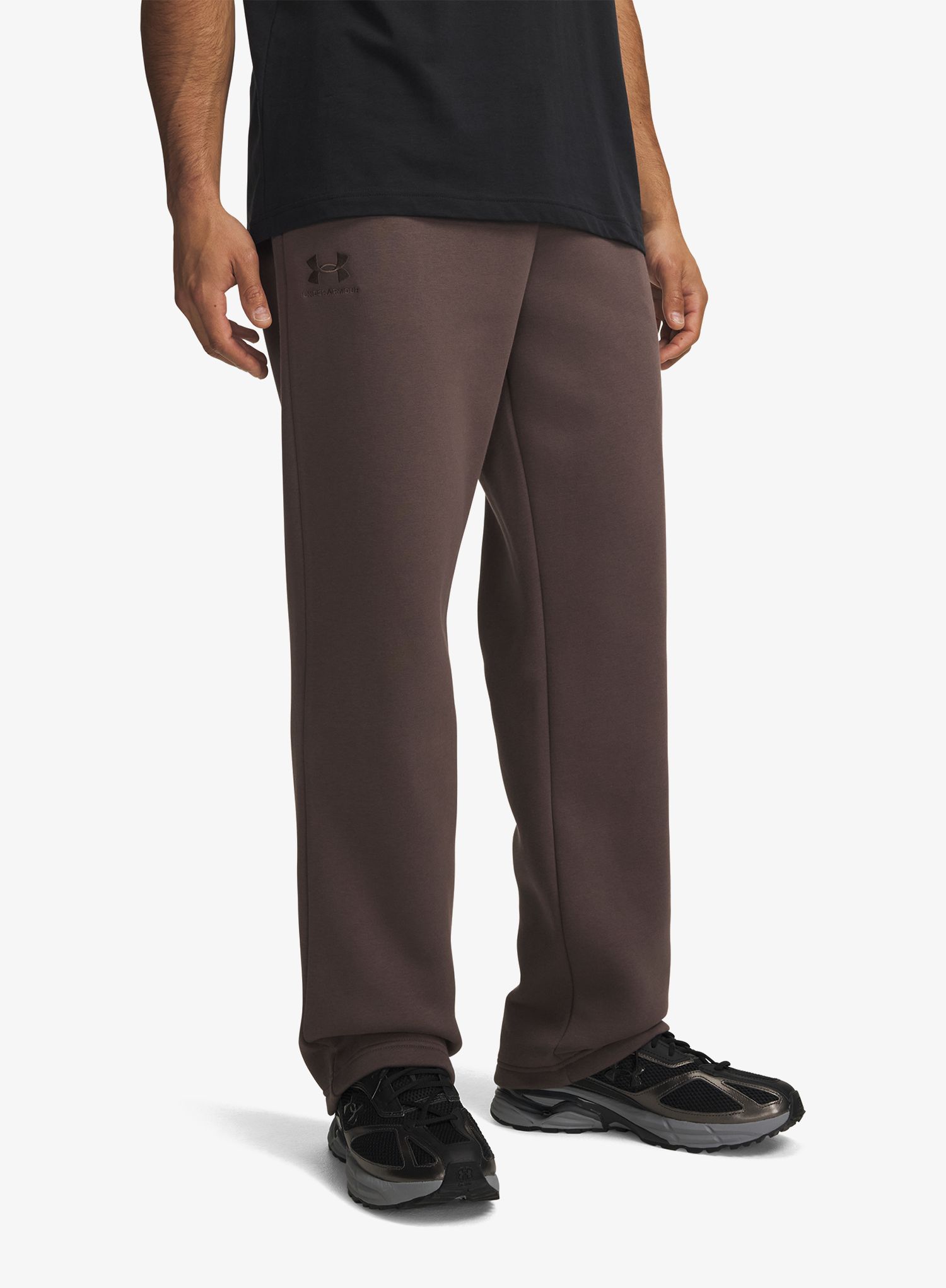 Kalhoty Under Armour Icon Fleece Pant peppercorn/peppercorn L