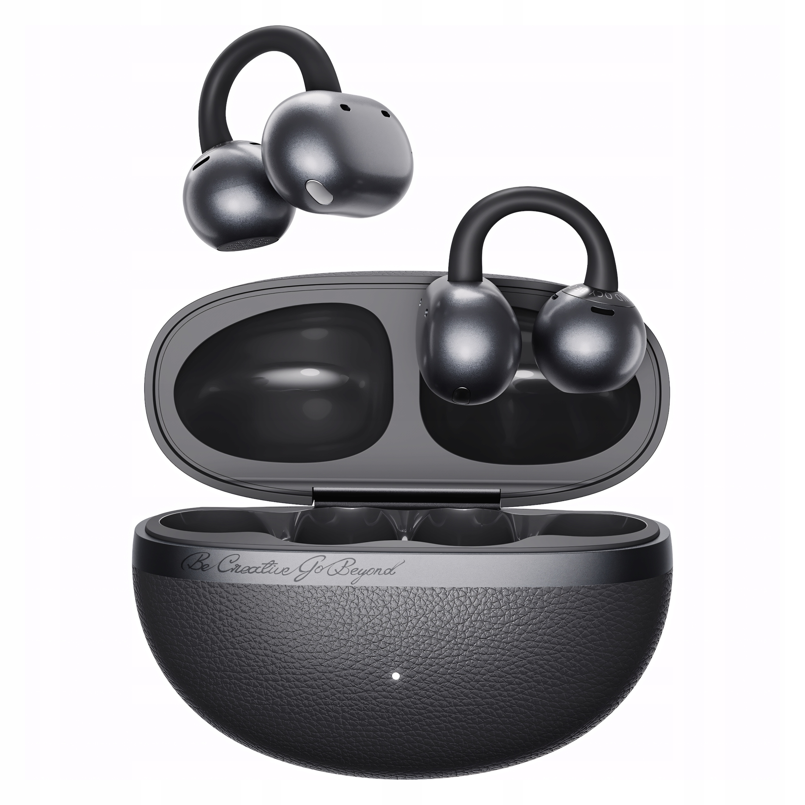 Qcy Crossky C50 Bezdrátová sluchátka Klips Sportovní Bluetooth 6.0 Šedá