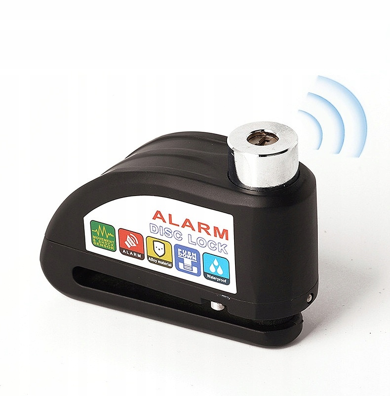 BLOKADA NA MOTOCYKL TARCZY HAMULCOWEJ DO MOTOCYKLI ROWERÓW WODOOPORNA ALARM Marka inna marka