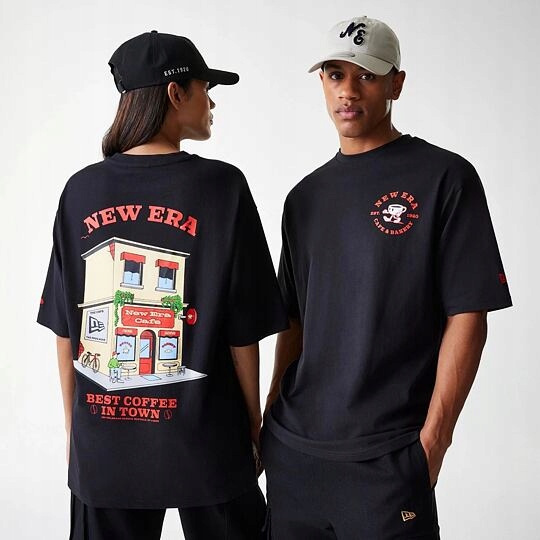 triko New Era Graphic 1 Blk vel: XL