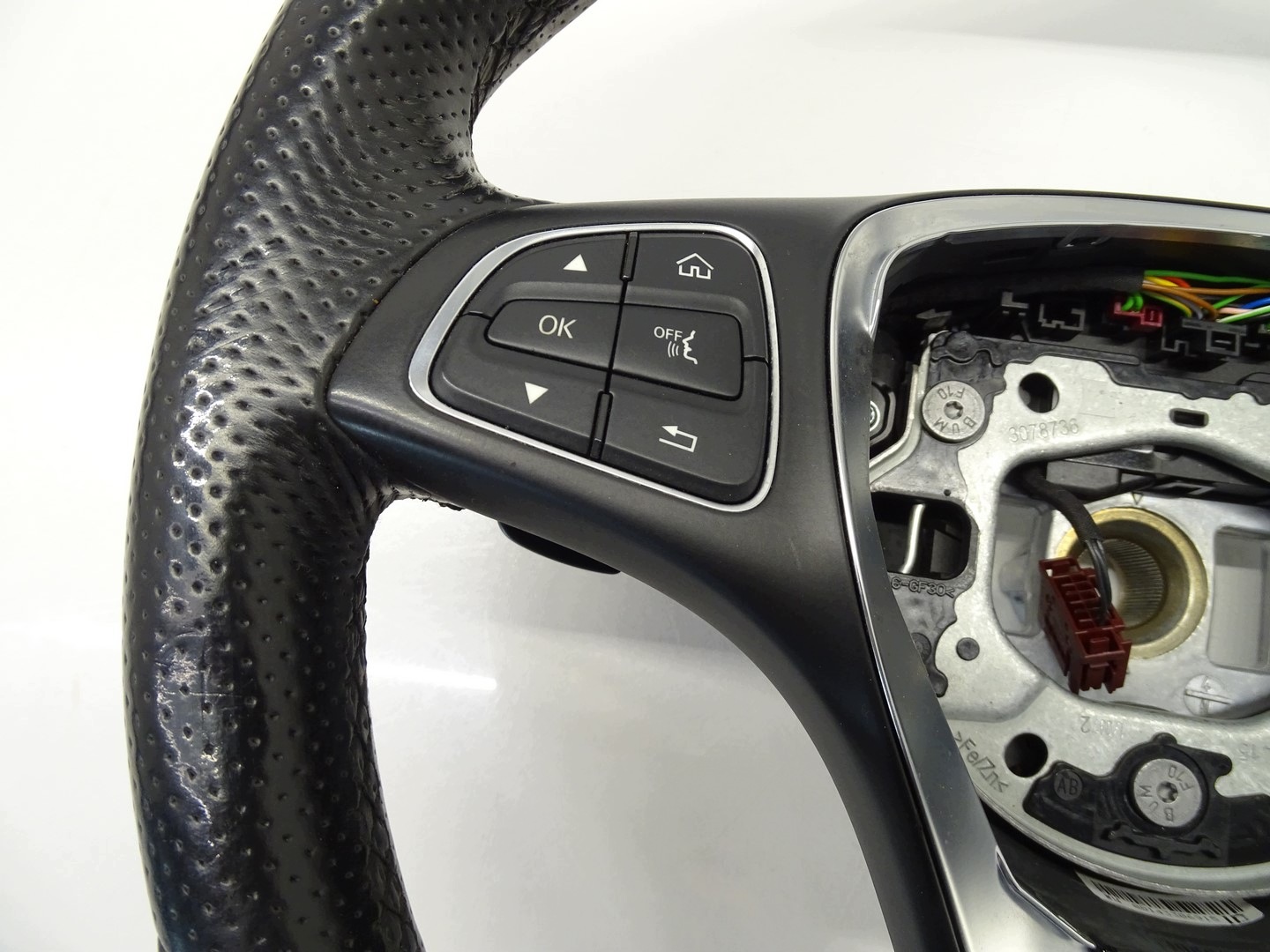 steering wheel, MULTIFUNKCJA leather MERCEDES C W205 A0004601803