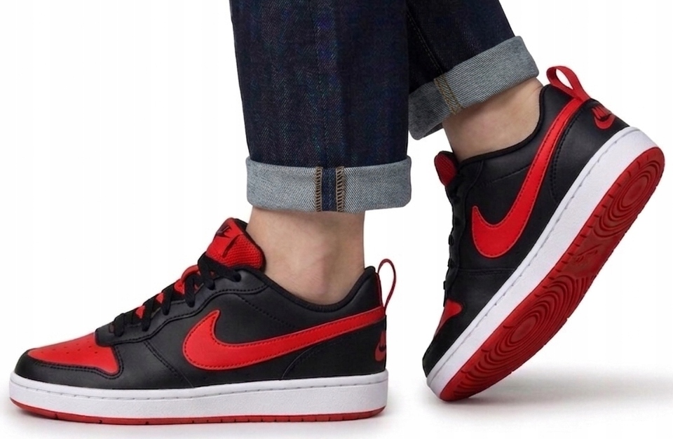 Dámské boty Nike Court Borough 2 Gs sportovní kůže Pro Mládež Tenisky air