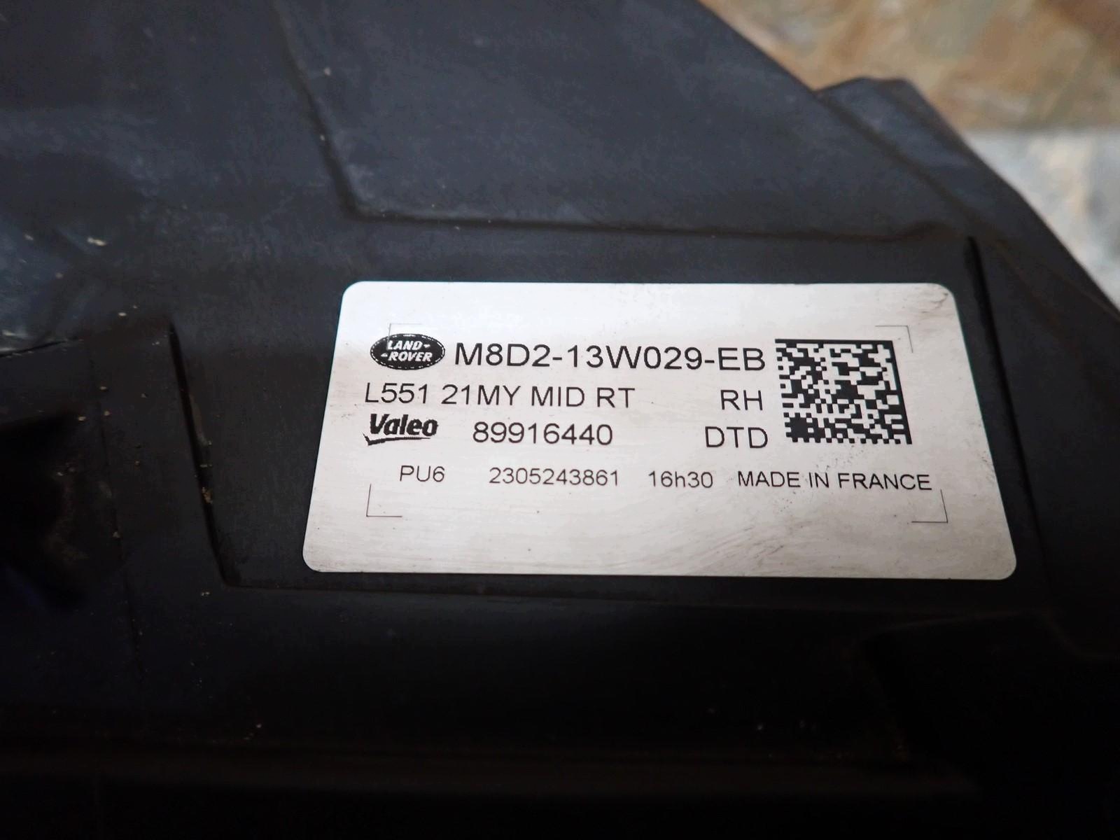 light right left FULL LED RANGE ROVER EVOQUE 2 II 19- M8D2-13W030-EB