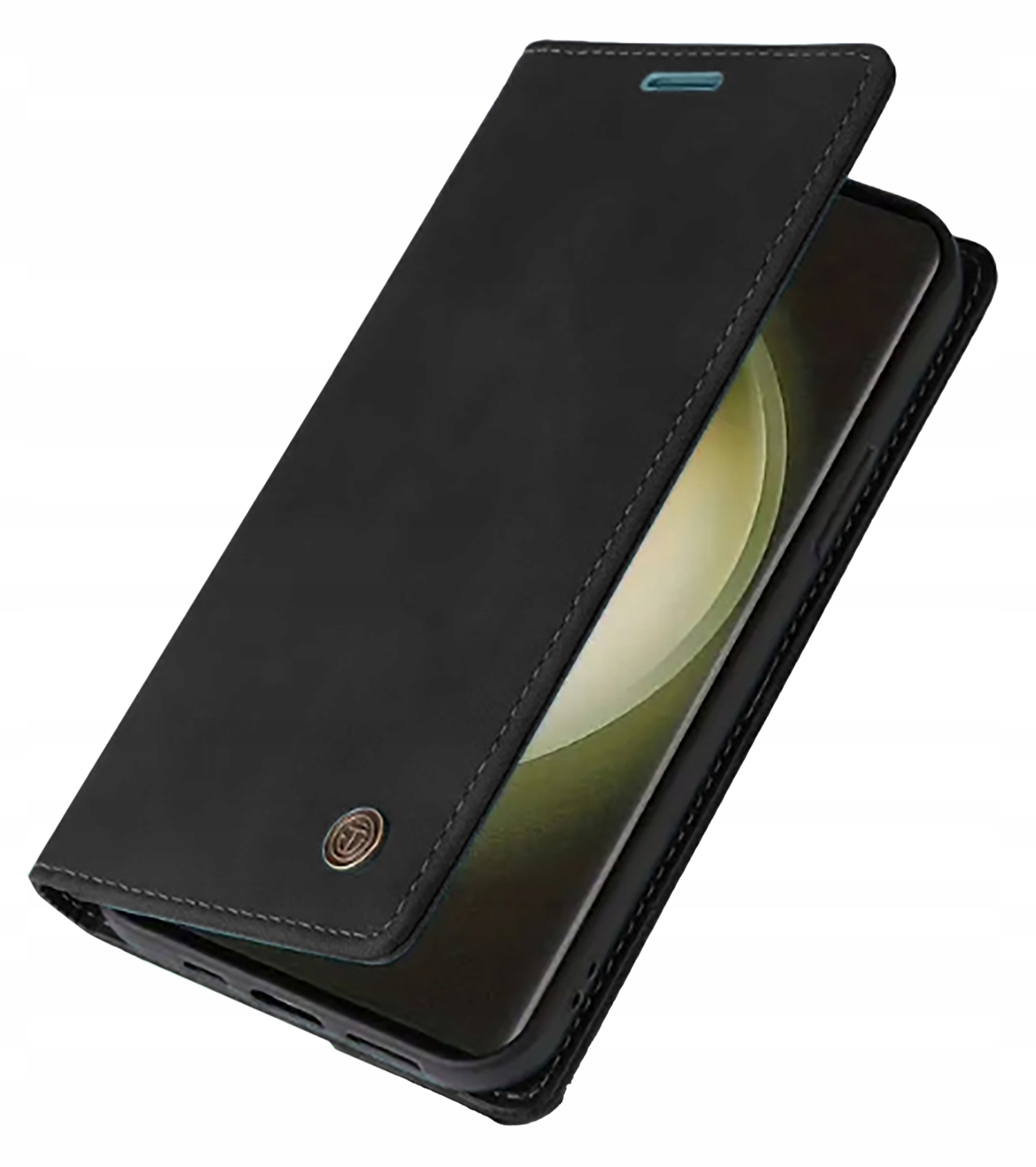 Etui z Klapką do Huawei P30 Pro Portfel Skórzane Czarne