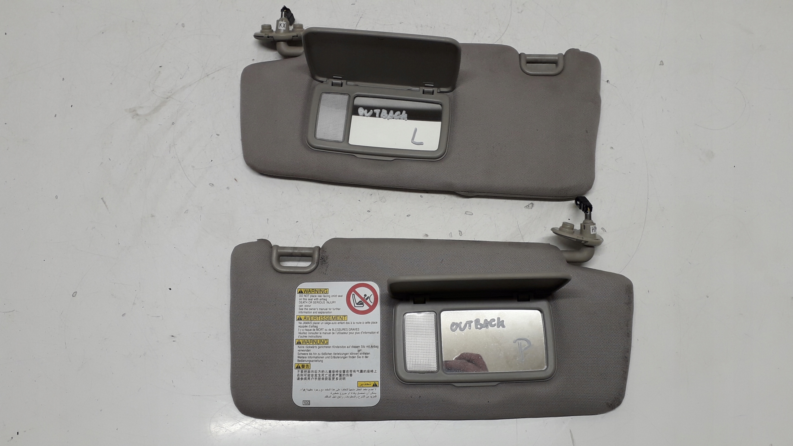 SUBARU OUTBACK 3 III DASZKI PRZECIWSŁONECZNE