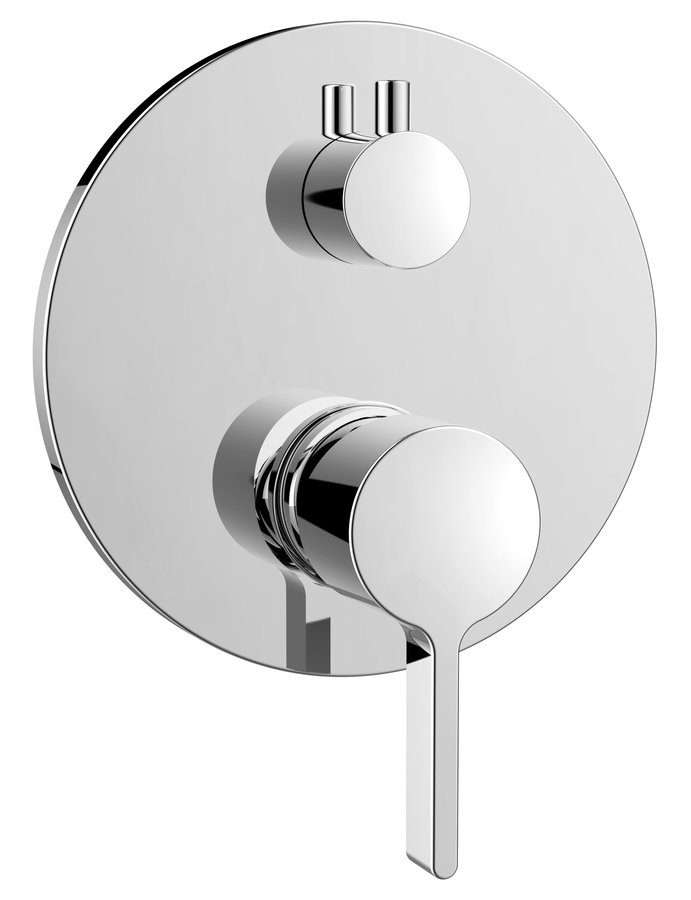 Podomítková vaňová a sprchová batéria Sapho Iconic chróm