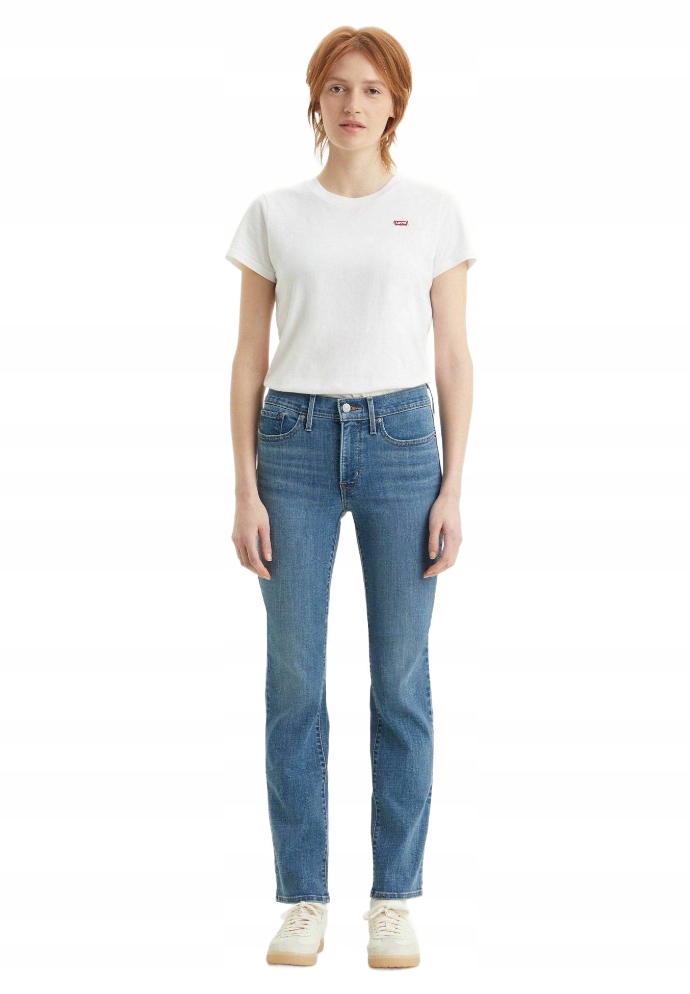 Levi's Džíny Jednoduché Vysoký Pas Modré 29/30 7AA