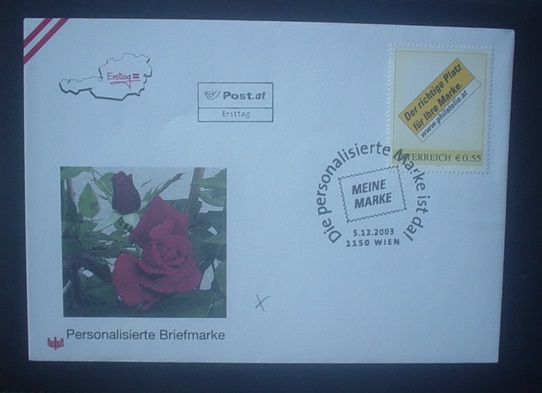 2 KOPERTY FDC Mi 2455 - 2456 AUSTRIA PERSONALIZOWANE