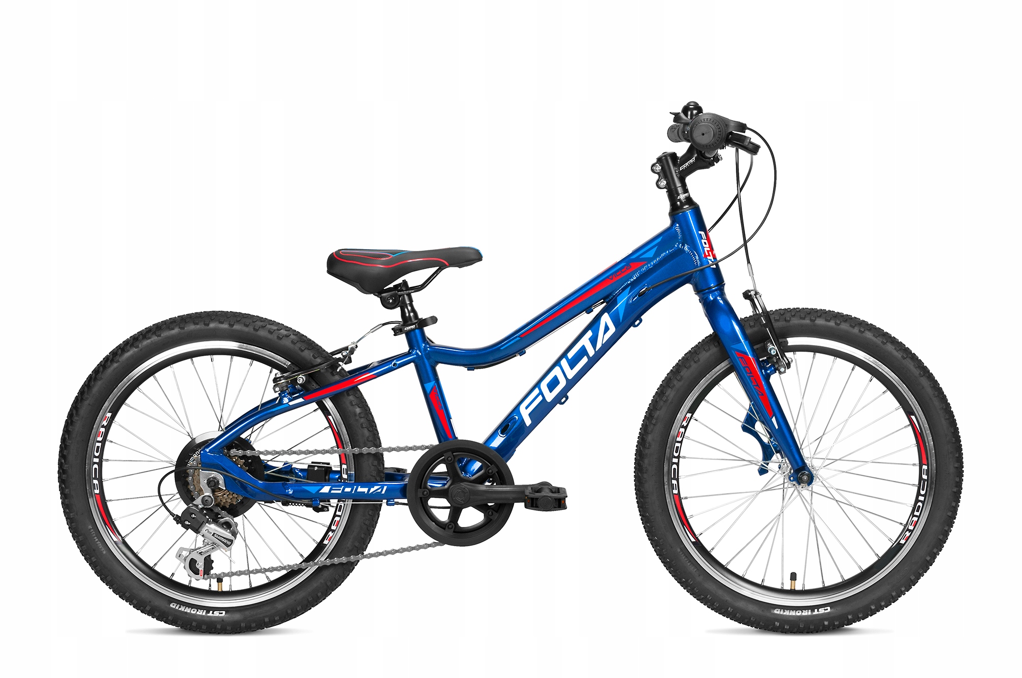 Rower Dziecięcy Mtb Folta Vicca 20'' Aluminiowy Niebieski