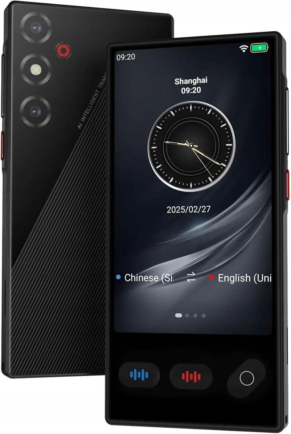 Hlasový Překladač Ai Dotykový Led Displej Smart Přenosný