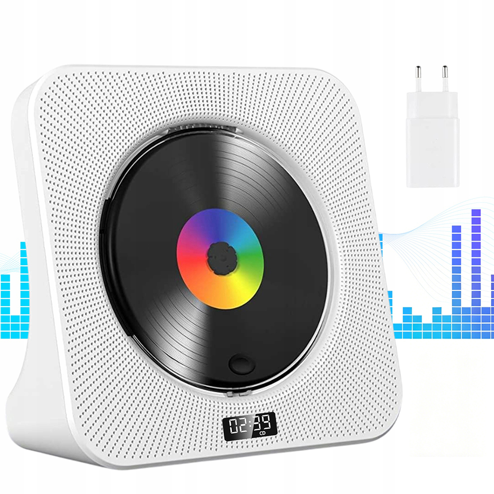 Přenosný Přehrávač CD Reproduktor Přehrávání Bluetooth 5.0 S Dálkovým Ovládáním