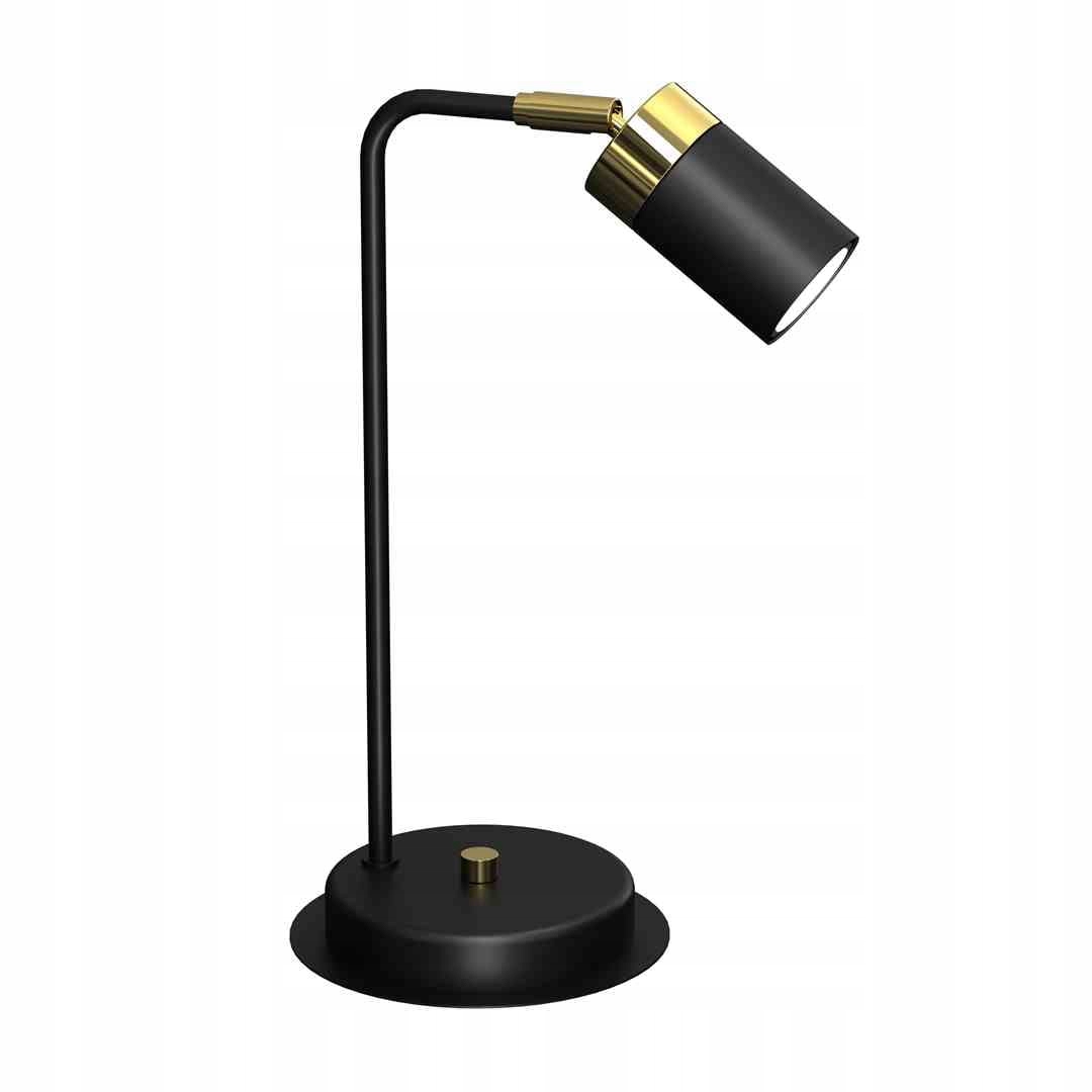 Milagro Led stolní lampa Joker černá/zlatá, kov, GU10 40W