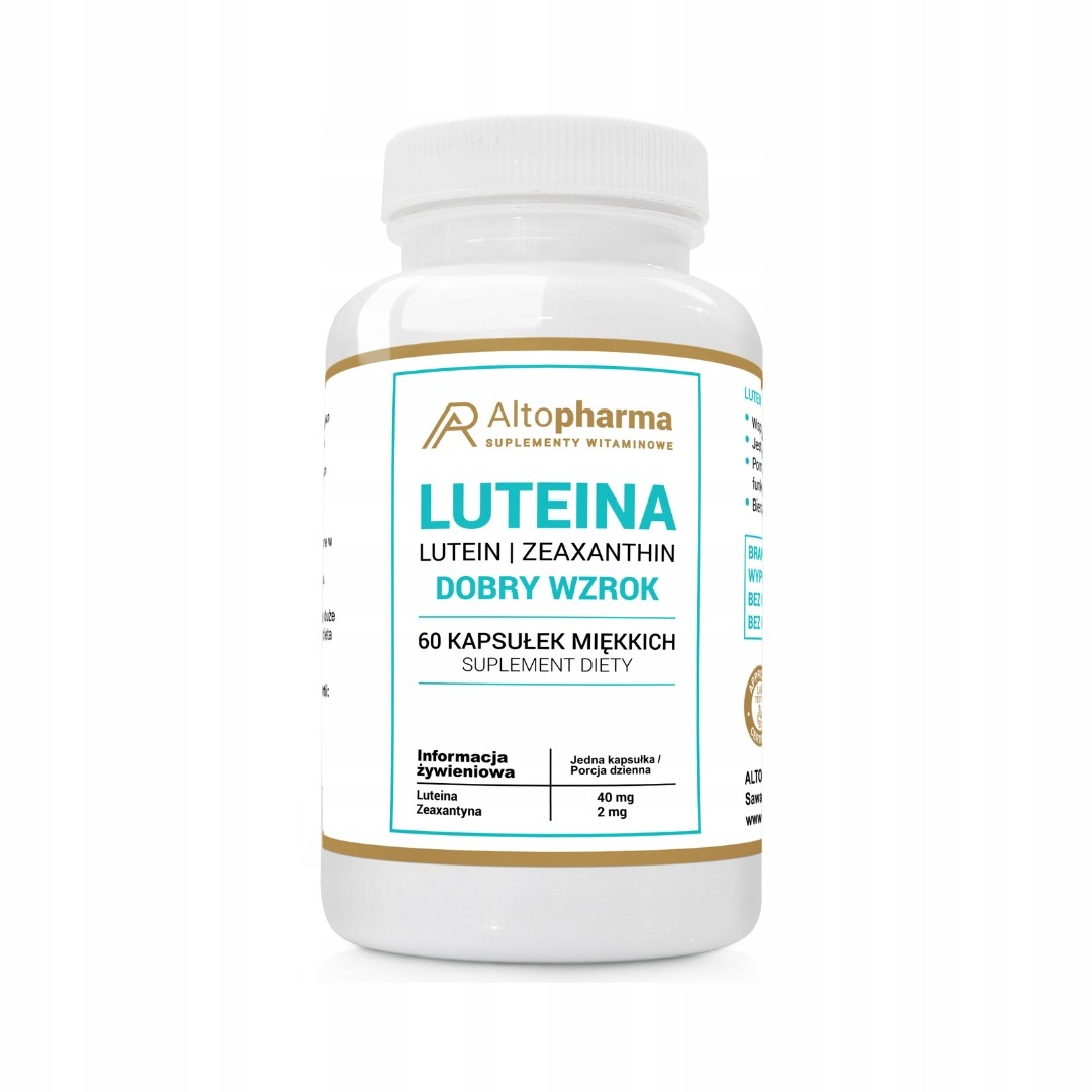 ALTOPHARMA Luteina 40 mg 60 kapsułek na pamięć