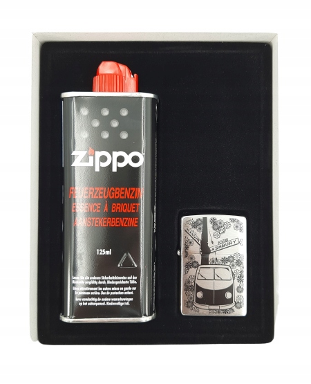 Dárková sada zapalovač zippo benzín