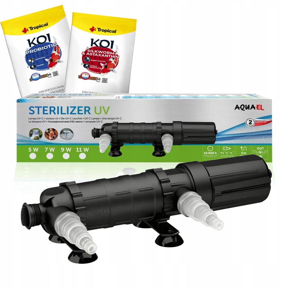 Aquael Uvc lampa Sterilizátor Uv Ps 2.0 5W Lampa do jezírka Bonus