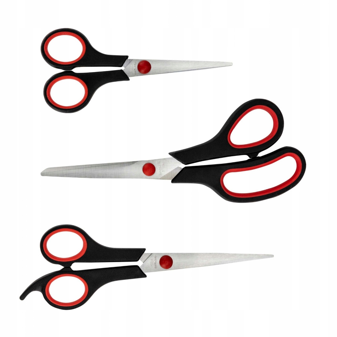 

Zestaw Nożyczek Uniwersalne Wytrzymałe Ostre 3szt