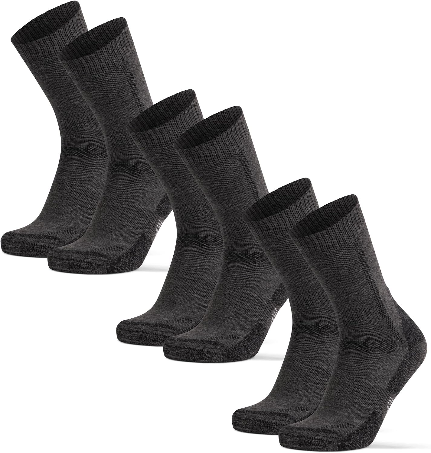 Danish Endurance Skarpety trekkingowe z merino ciemnoszary 39-42