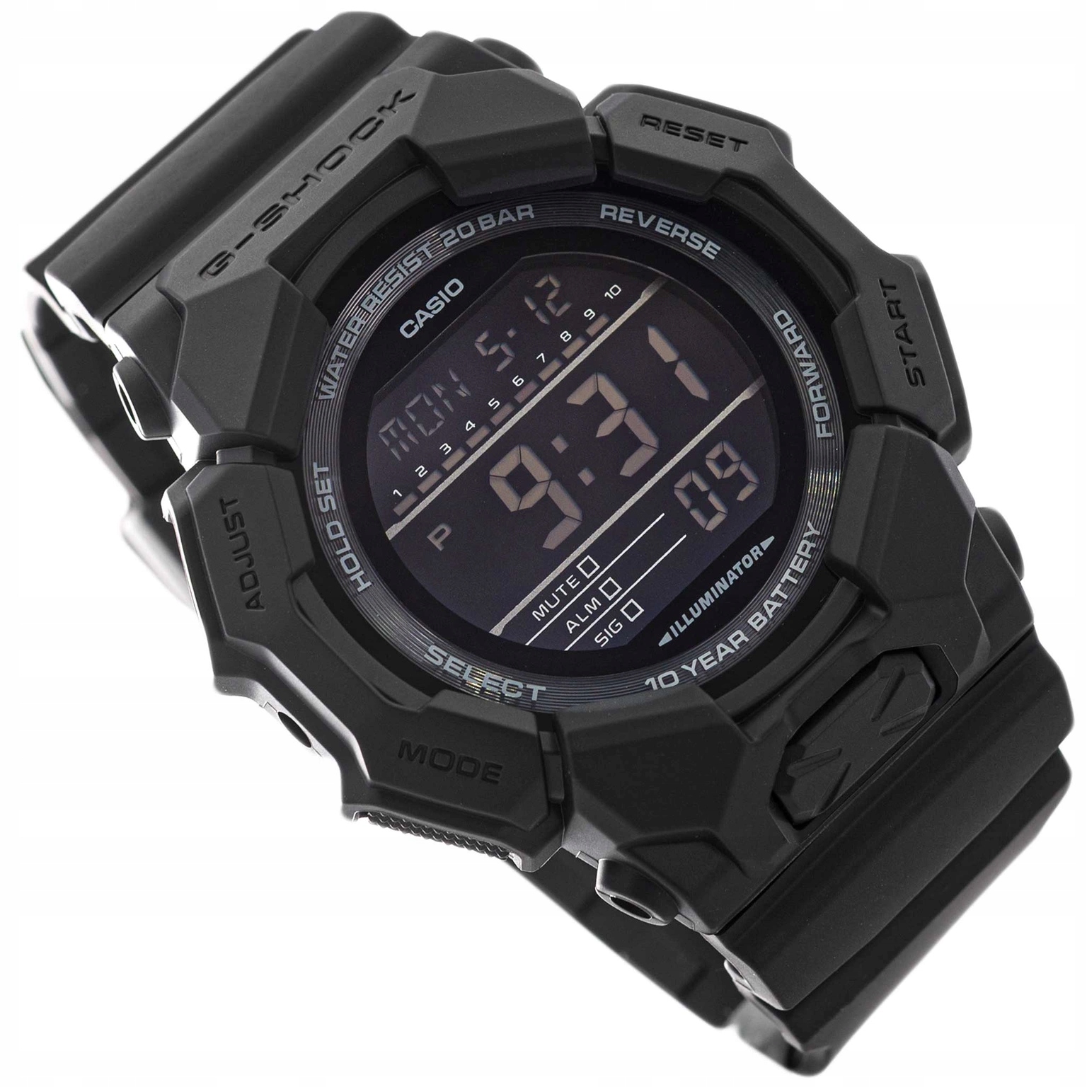 Pánské Hodinky Casio GD-010-1A1ER G-shock Černé S Sportovním Řemínkem 200 M