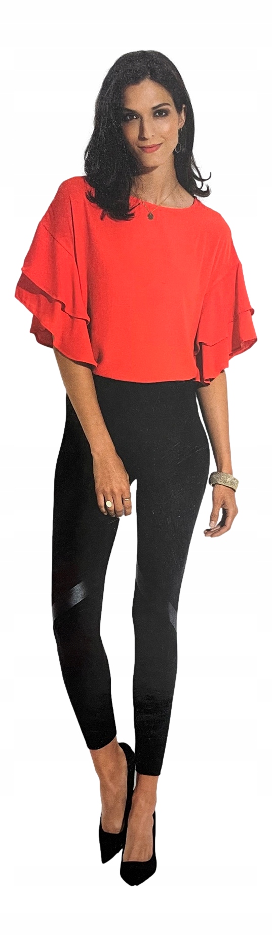 

Leginsy Legginsy damskie getry Wstawki *XXL