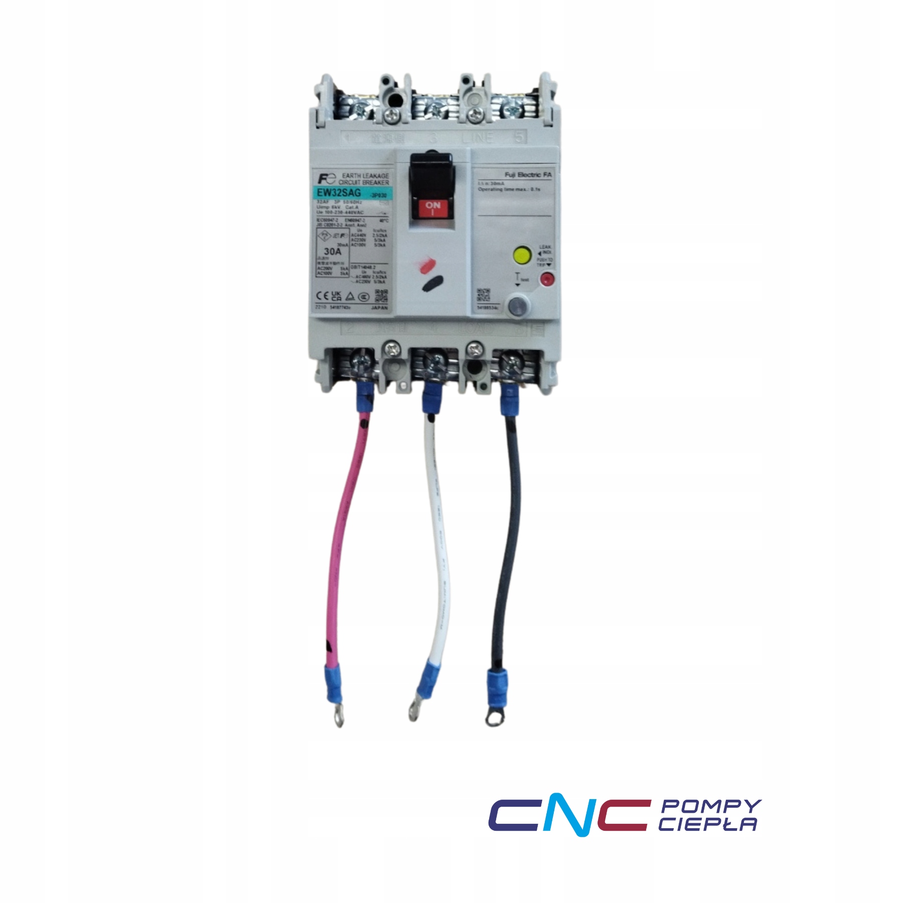 Mitsubishi EW32AAG Vypínač Mccb 3P 30A Rcd Kompaktný Káble