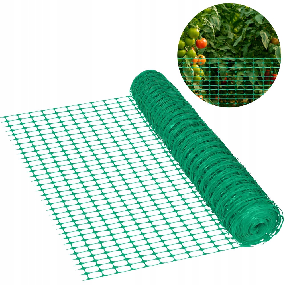 Zahradní plastová plotová síť 1x30 m, zelená