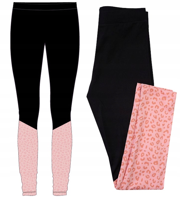 LEGGINSY GETRY SPORTOWE w-f FITNES ĆWICZENIA GIMNASTYKA JOGA 122/128 R012i