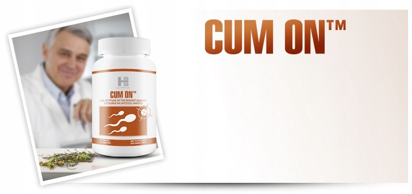 SHS CUM ON ZWIĘKSZA JAKOŚĆ NASIENIA WIĘCEJ SPERMY Przeznaczenie dla mężczyzn