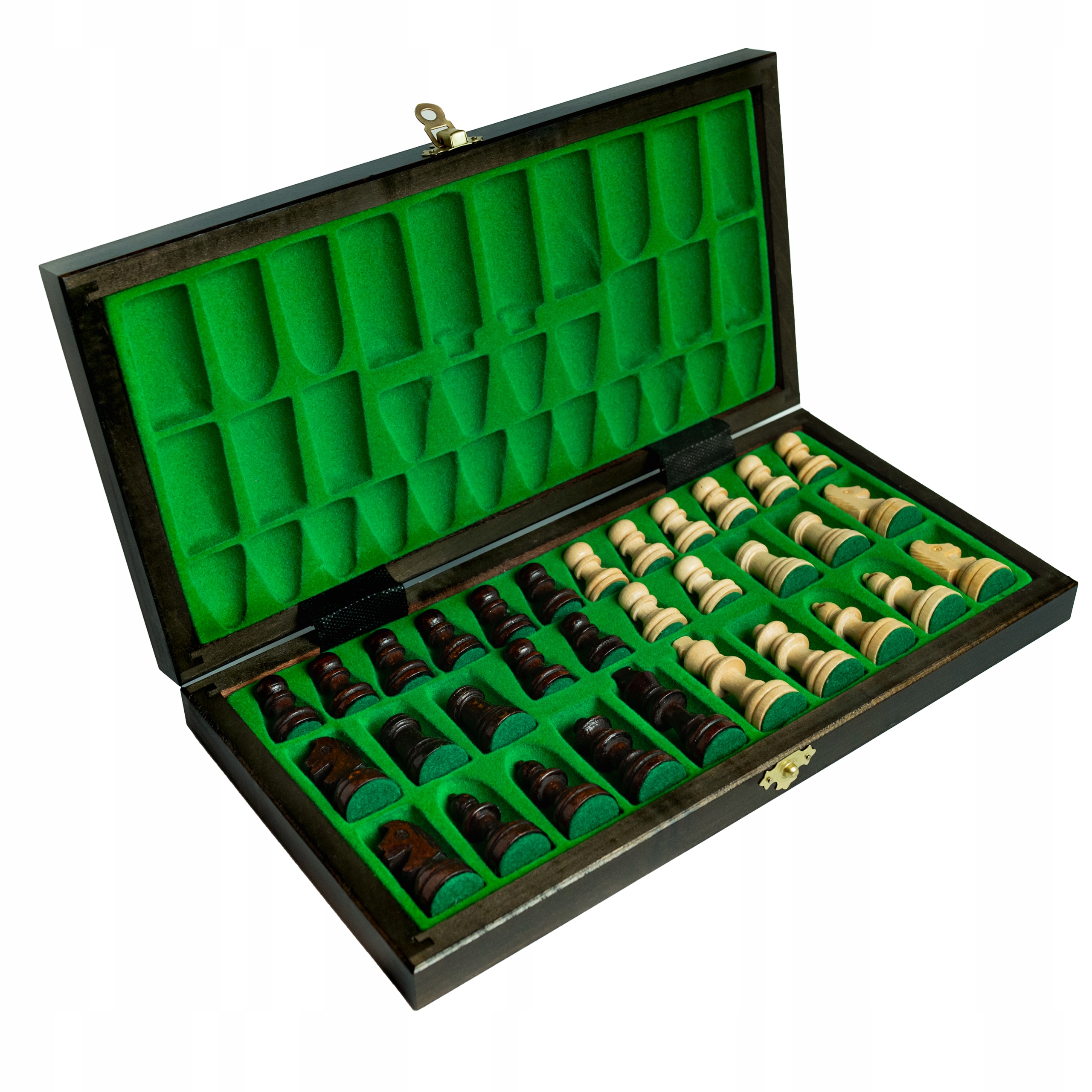 SZACHY DREWNIANE TURNIEJOWE 35CM POLSKI PRODUCENT