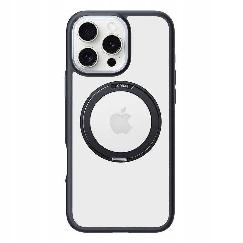Etui Torras Ostand R Fusion iPhone 16 Pro (czarne) Torras