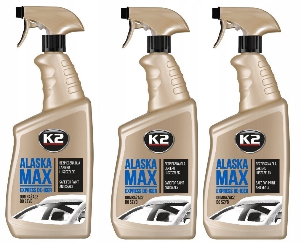 

Zestaw x3 Odmrażacz Do Szyb K2 Alaska -70*C 700 ml