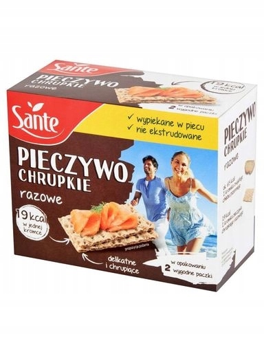 Levně 8 x Celozrnné křupavé pečivo 150 g Sante