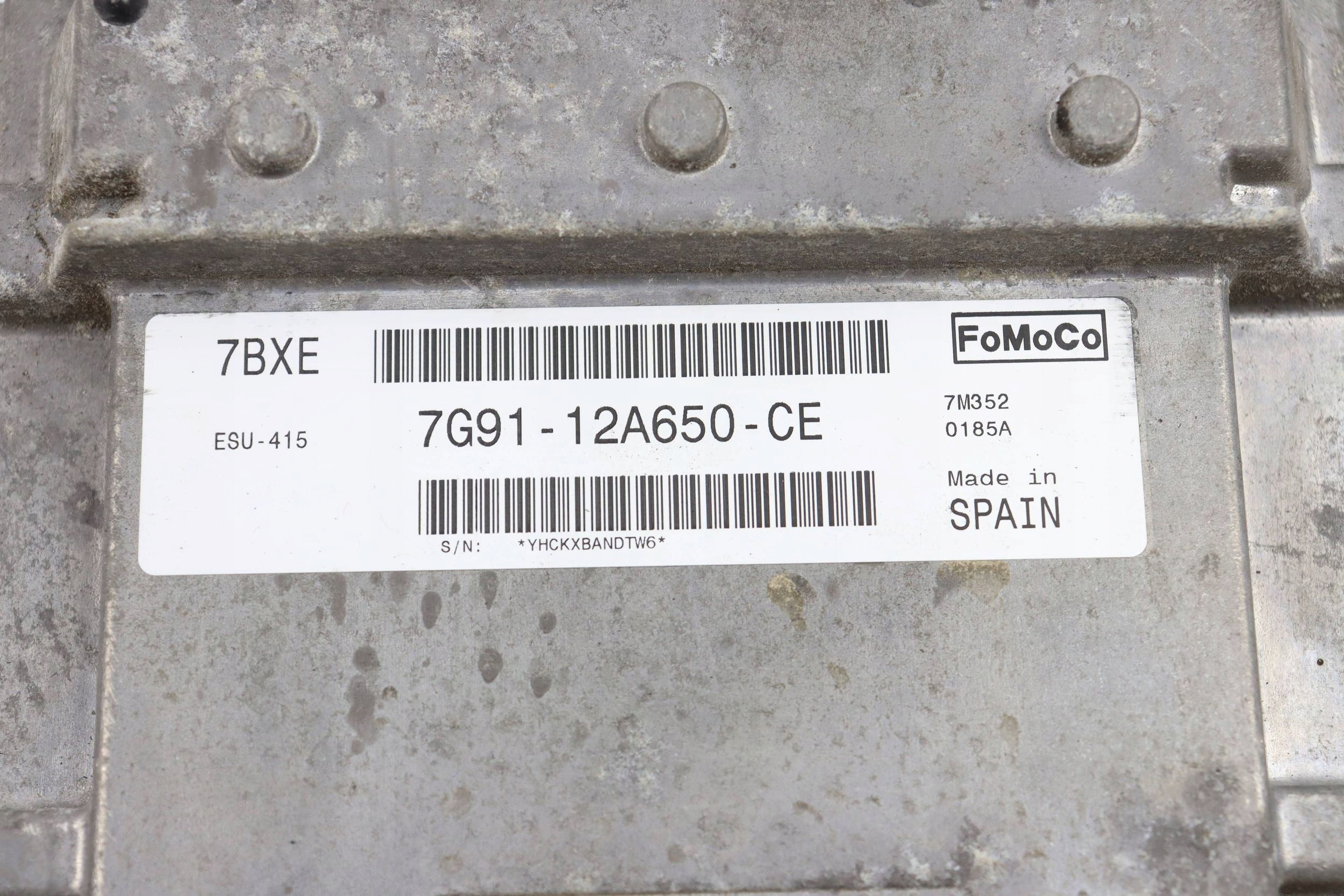 FORD MONDEO MK4 IV computer control unit of the engine 2.0 16V 7BXE 7G91-12A650-CE