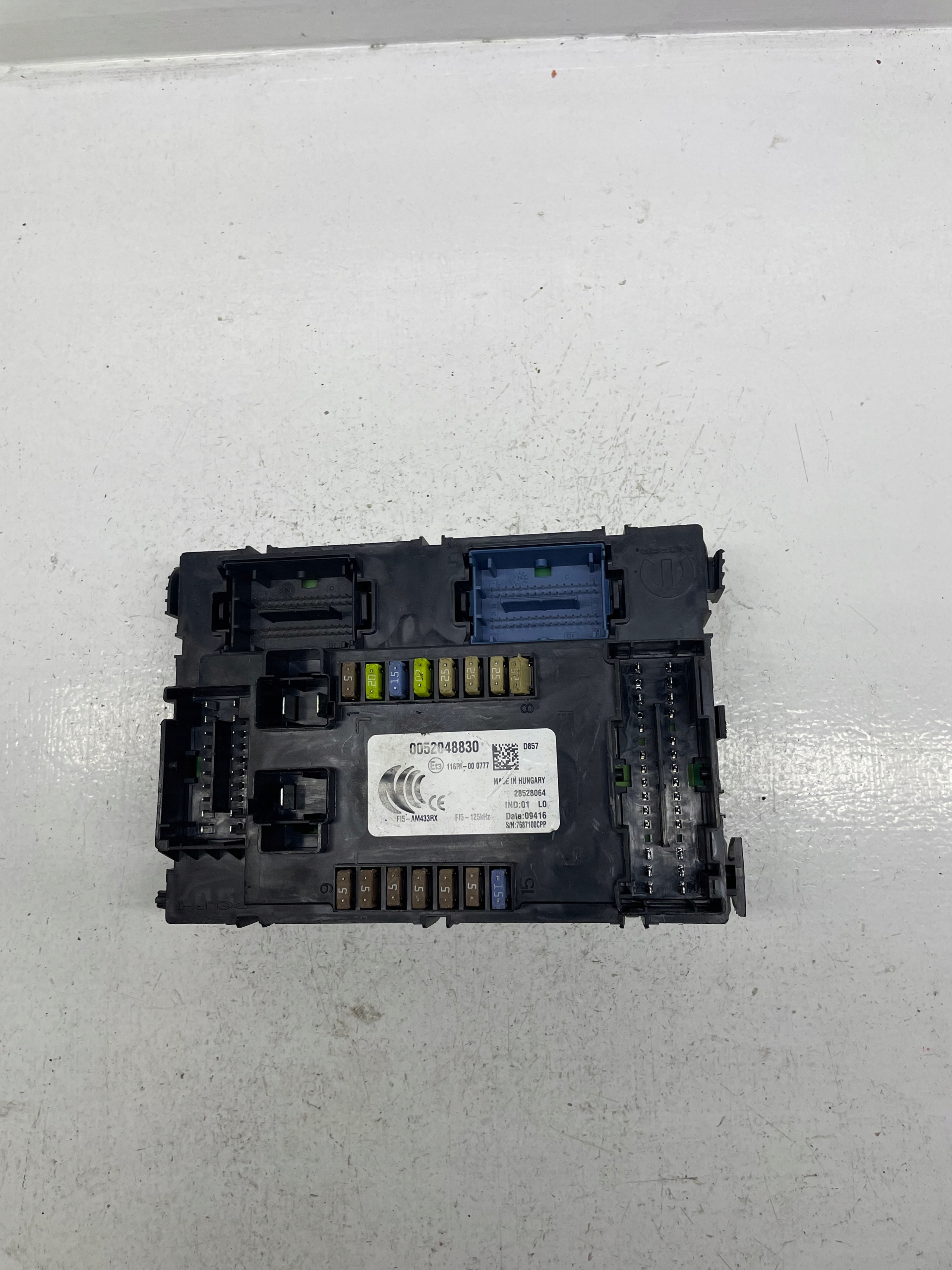 MODUŁ STEROWNIK BSI BODY FIAT 0052048830