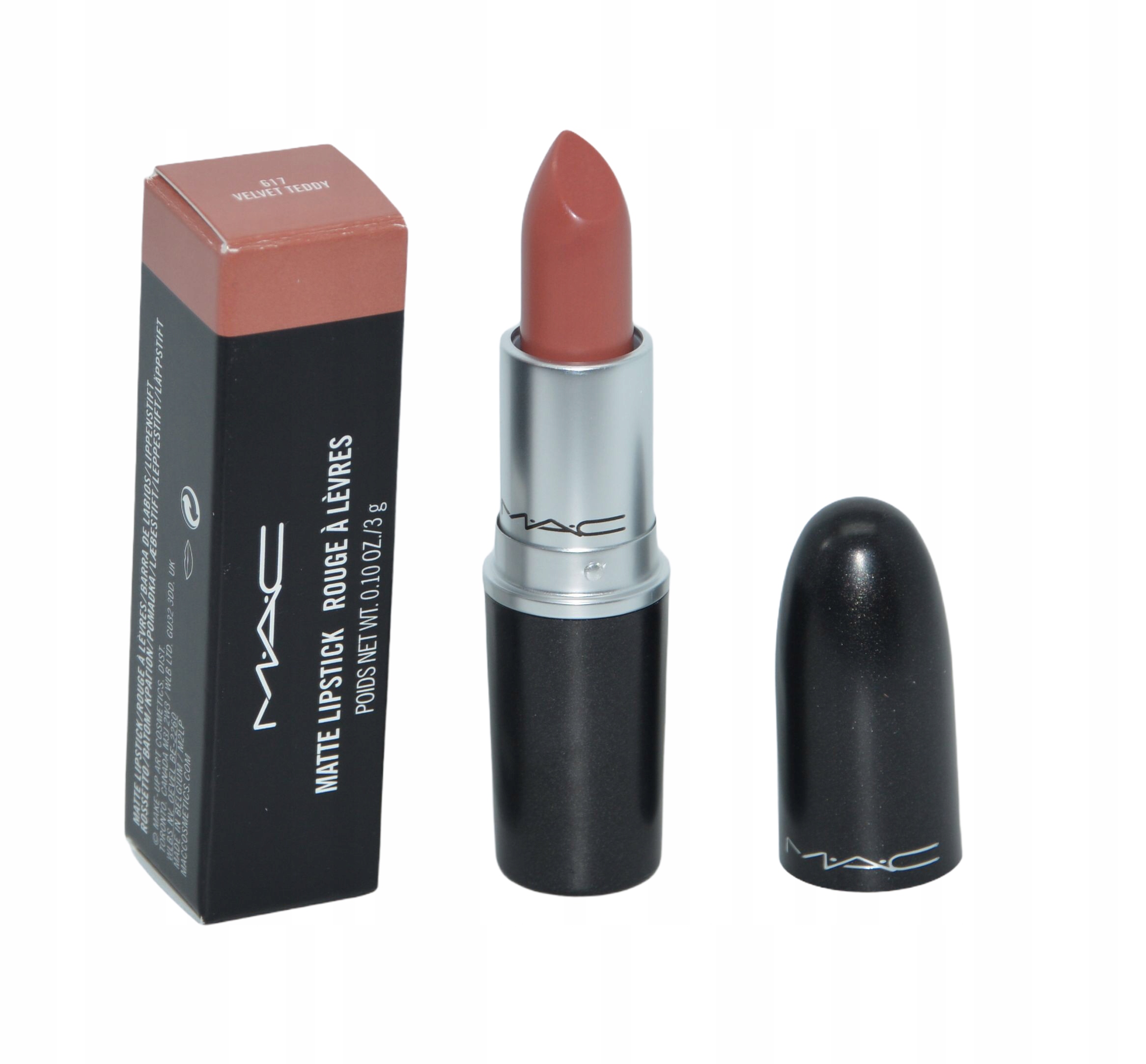 Mac Matte Lipstick Rtěnka 617 Velvet Teddy béžová