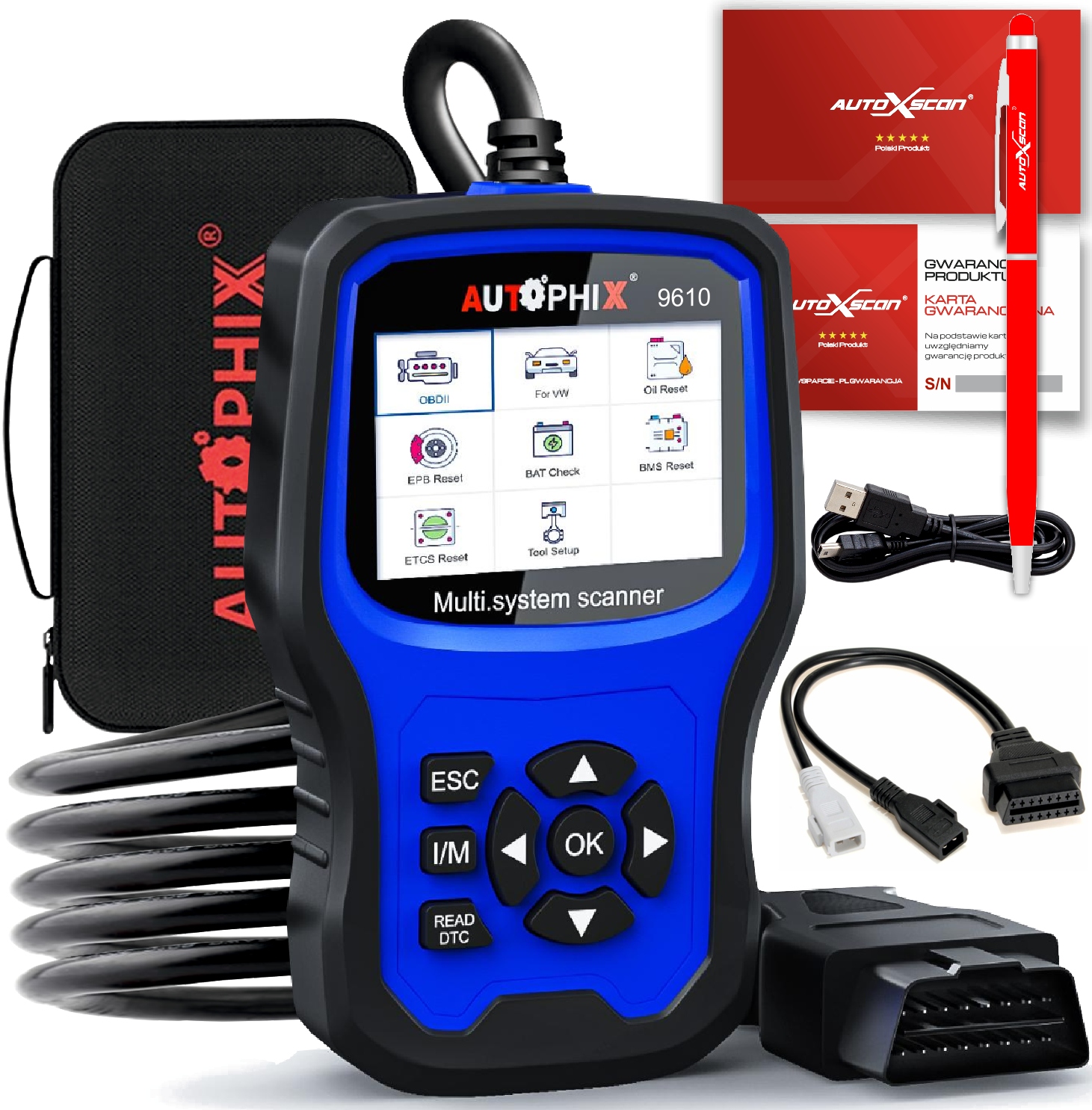 

Profesjonalny Vag 9610 Autophix Pelny Jezyk Polski