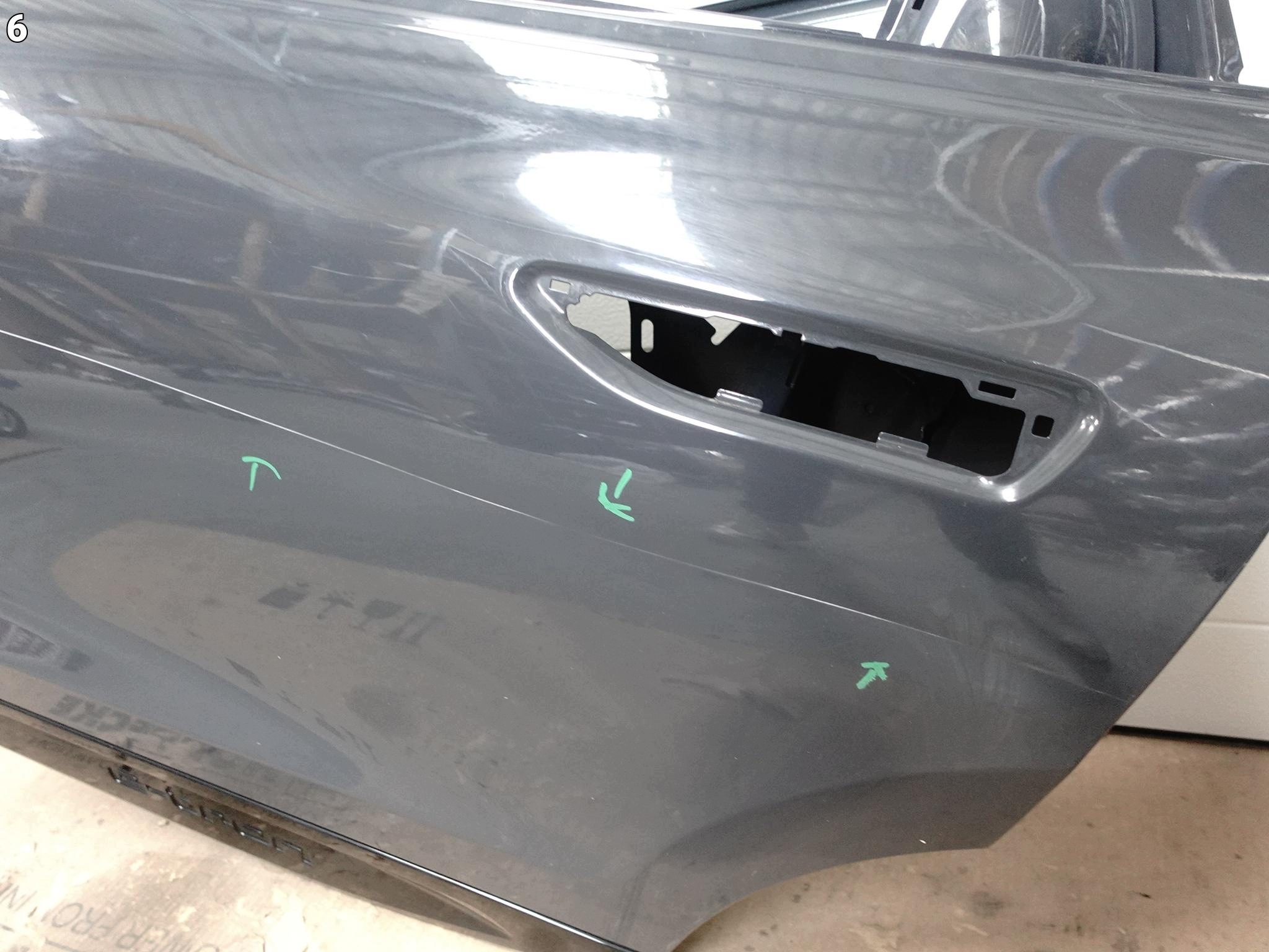 AUDI A6 S6 S-LINE E-TRON AVANT 85F 85E 24- door moulding left rear part